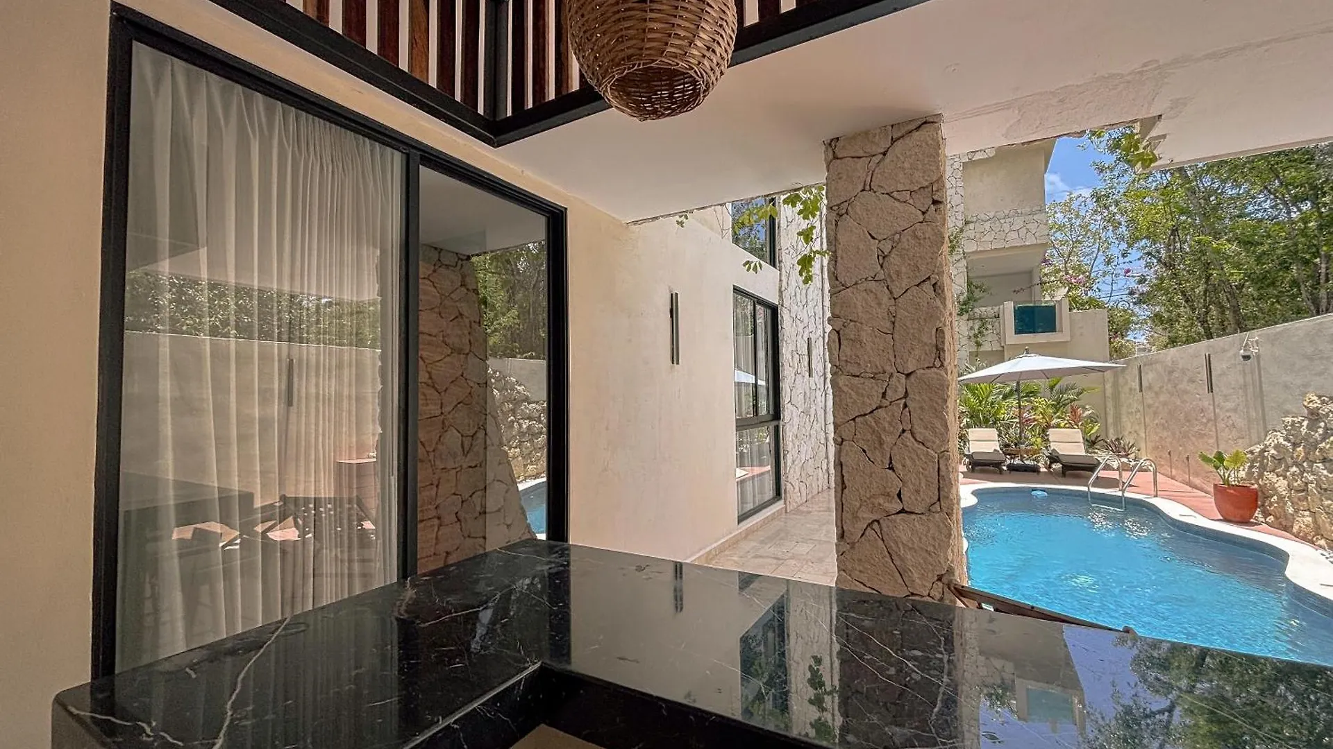 شقة Penthouse De Dos Pisos Con Alberca Privada En La Veleta تولوم 0*,