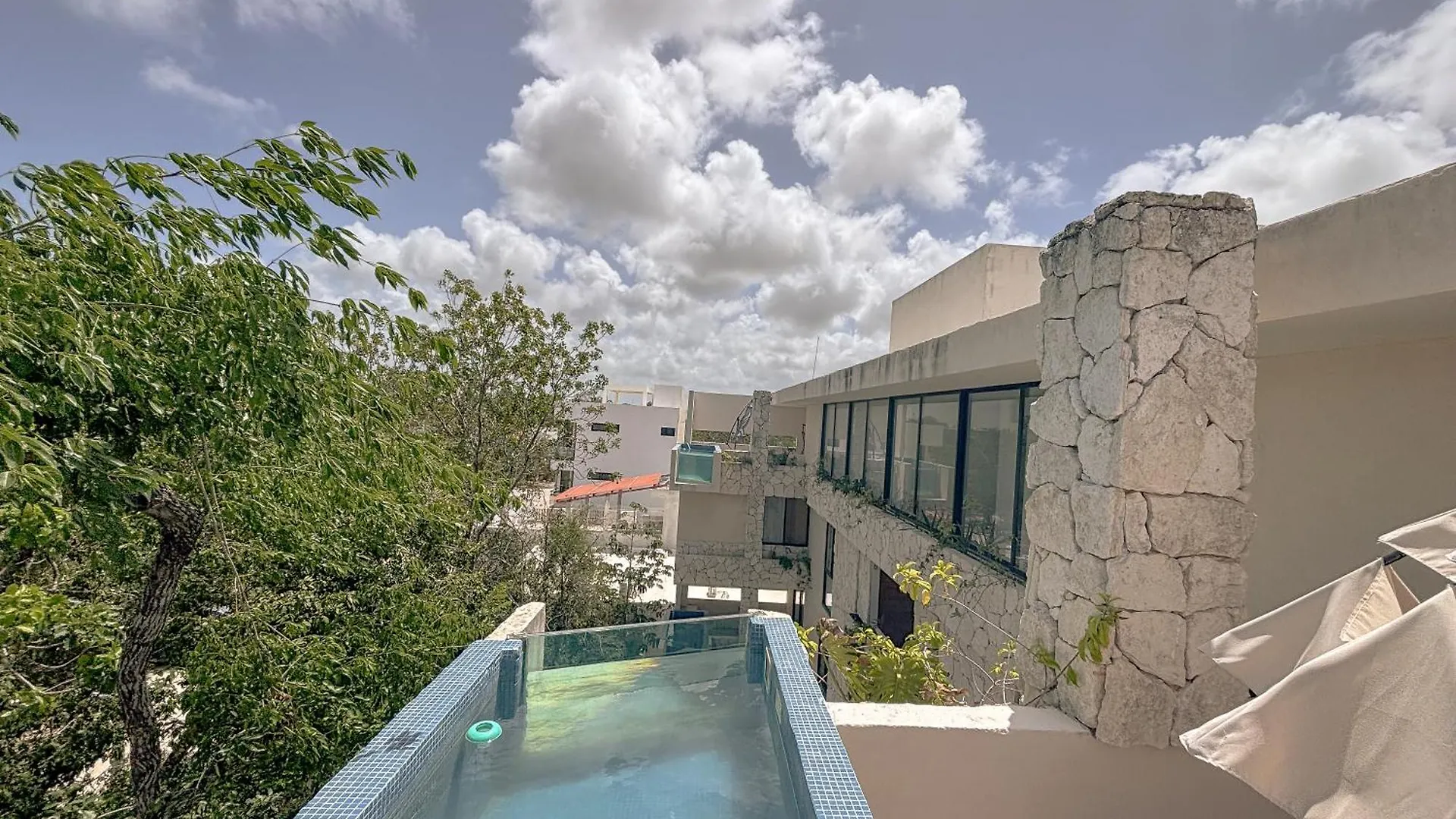 툴룸 Penthouse De Dos Pisos Con Alberca Privada En La Veleta 아파트